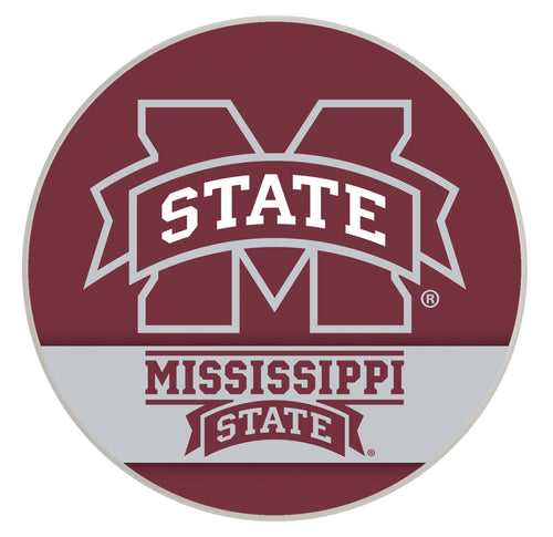 Mississippi State Bulldogs Officially Licensed Paper Coasters (4-Pack) - Vibrant, Furniture-Safe Design