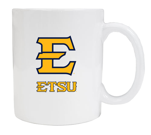 East Tennessee State University White Ceramic NCAA Fan Mug (White)