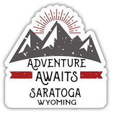 Load image into Gallery viewer, Saratoga Wyoming Souvenir Decorative Stickers (Choose theme and size)
