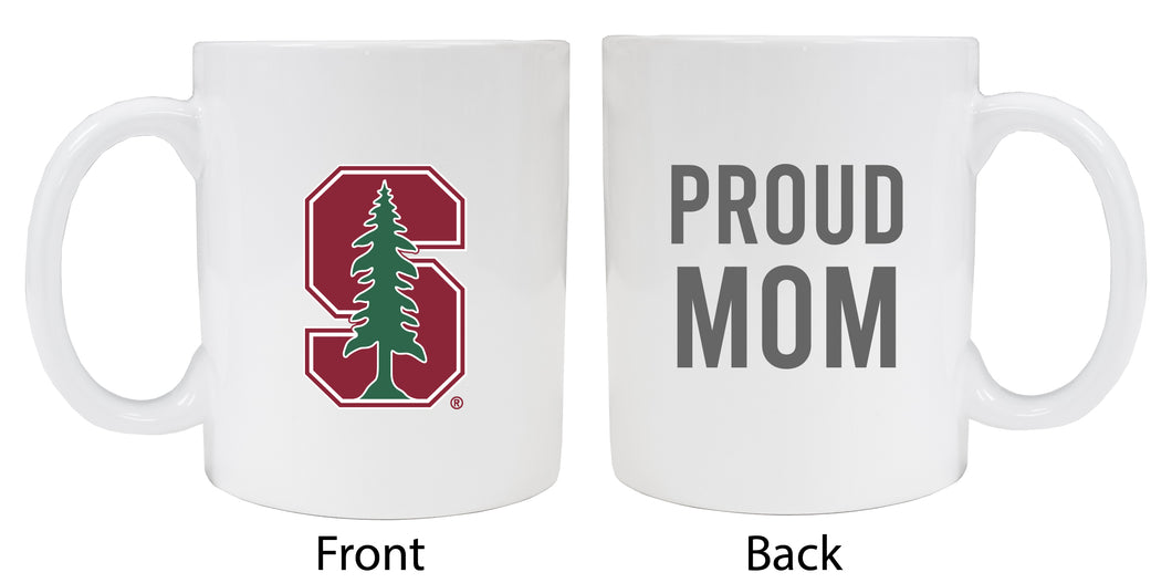 Stanford University Proud Mom Ceramic Coffee Mug - White (2 Pack)