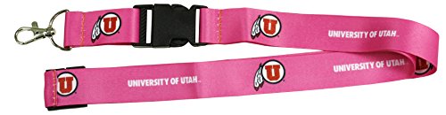 Ultimate Sports Fan Lanyard -  Utah Utes Spirit, Durable Polyester, Quick-Release Buckle & Heavy-Duty Clasp