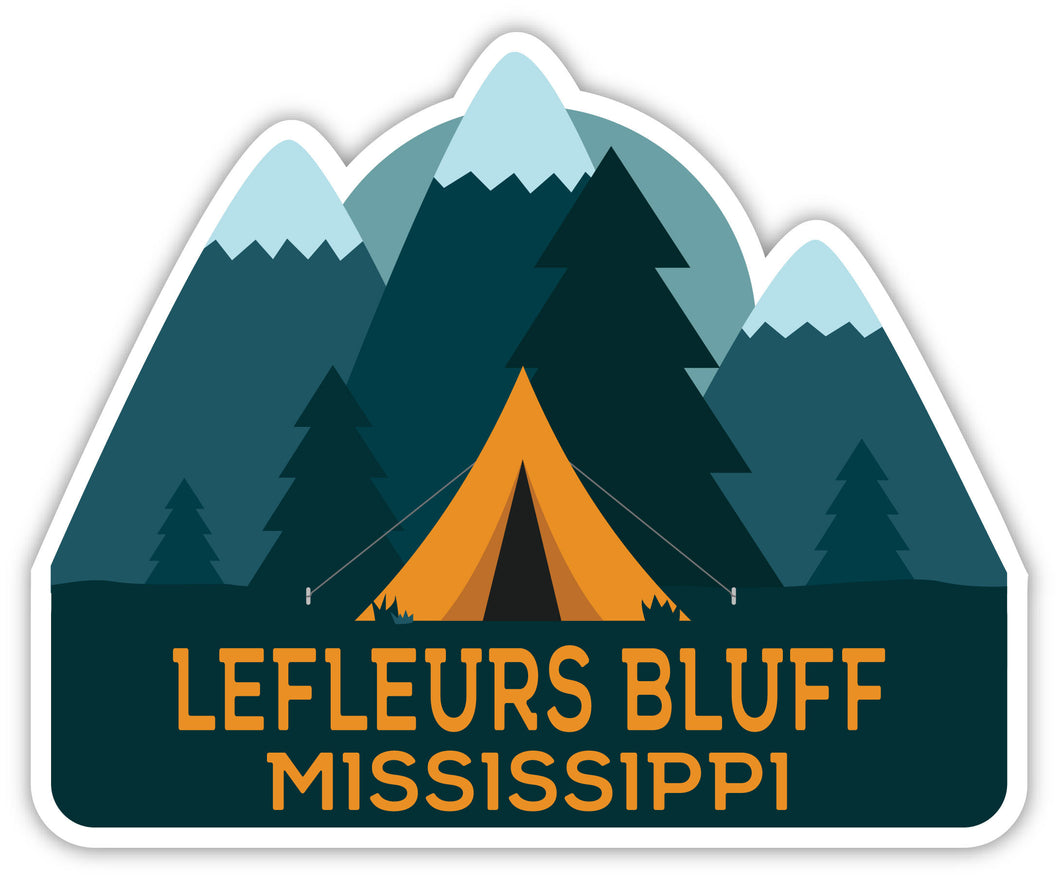 Lefleurs Bluff Mississippi Souvenir Decorative Stickers (Choose theme and size)