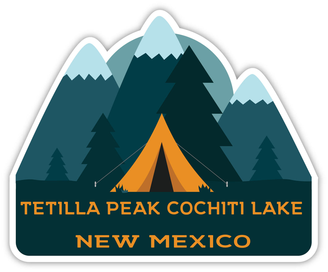 Tetilla Peak Cochiti Lake New Mexico Souvenir Decorative Stickers (Choose theme and size)