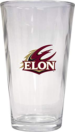 NCAA Elon University Officially Licensed Logo Pint Glass – Classic Collegiate Beer Glassware