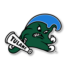 Load image into Gallery viewer, Tulane University Green Wave 2-Inch Mascot Logo NCAA Vinyl Decal Sticker for Fans, Students, and Alumni
