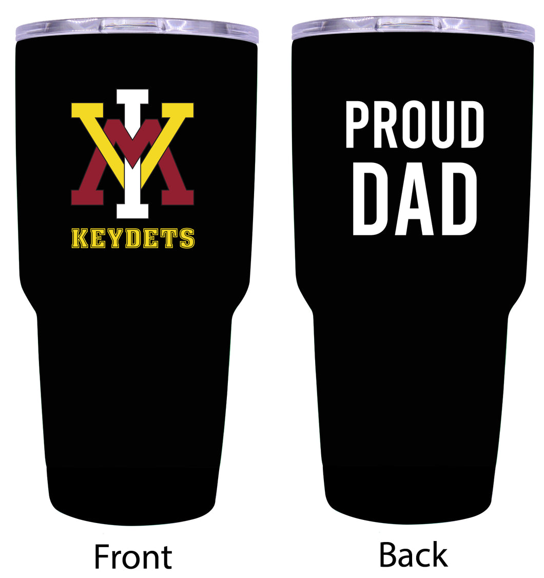 VMI Keydets Proud Dad 24 oz Insulated Stainless Steel Tumbler Black