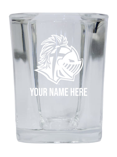 NCAA Southern Wesleyan University Personalized 2oz Stemless Shot Glass - Custom Laser Etched 4-Pack