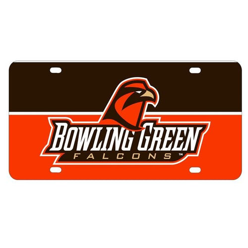 NCAA Bowling Green Falcons Metal License Plate - Lightweight, Sturdy & Versatile