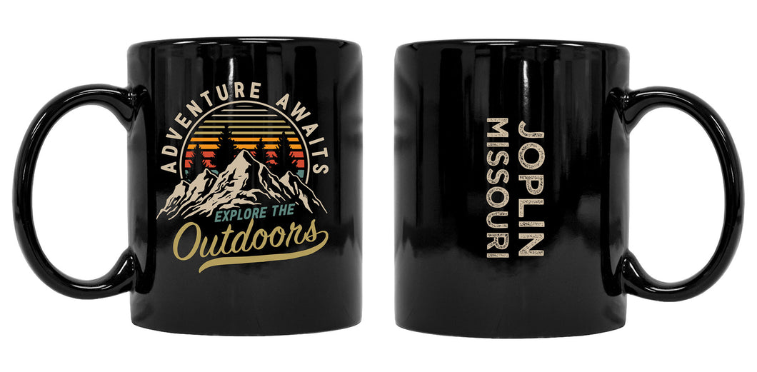 Joplin Missouri Souvenir Adventure Awaits 8 oz Coffee Mug 2-Pack