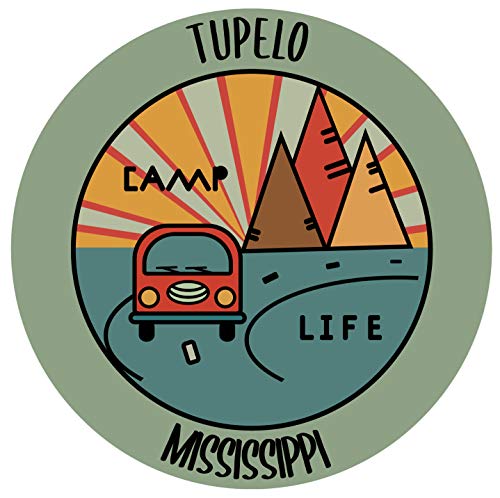 Tupelo Mississippi Souvenir Decorative Stickers (Choose theme and size)