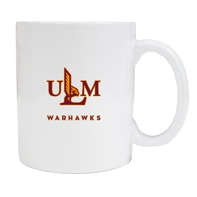 University of Louisiana Monroe White Ceramic NCAA Fan Mug 2-Pack (White)