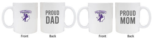 Tarleton State University Proud Mom And Dad White Ceramic Coffee Mug 2 pack (White)