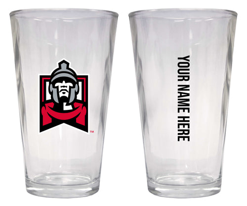 Customizable NCAA East Stroudsburg University 16 oz Pint Glass – Perfect Gift Personalized With your own  or any fan name