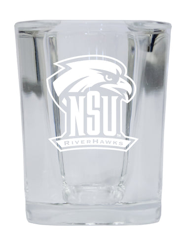 Northeastern State University Riverhawks NCAA Collector's Edition 2oz Square Shot Glass - Laser Etched Logo 