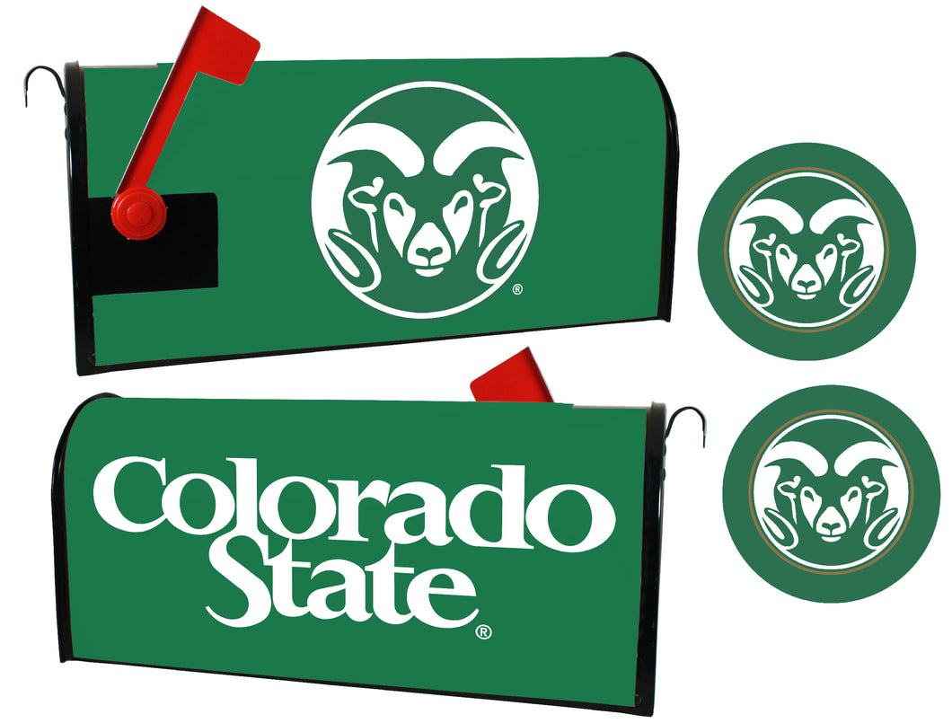 Colorado State Rams NCAA Officially Licensed Mailbox Cover & Sticker Set