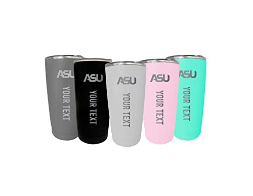 Custom Alabama State University 16 oz Etched Insulated Stainless Steel Tumbler with Engraved Name Choice of Color