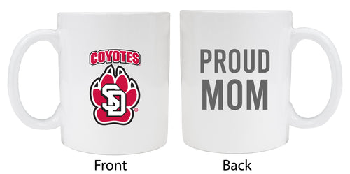 South Dakota Coyotes Proud Mom Ceramic Coffee Mug - White (2 Pack)