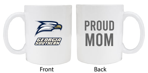 Georgia Southern Eagles Proud Mom Ceramic Coffee Mug - White (2 Pack)