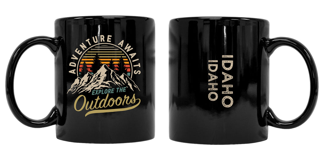 Idaho Idaho Souvenir Adventure Awaits 8 oz Coffee Mug 2-Pack