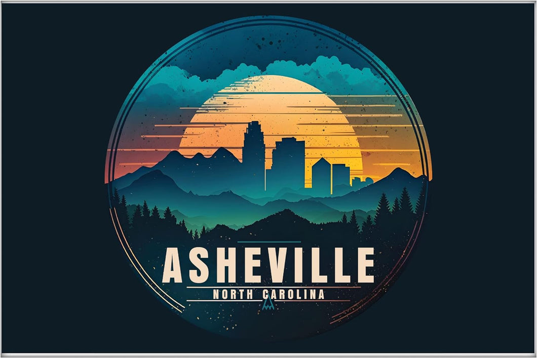 Asheville North Carolina Souvenir 2x3-Inch Fridge Magnet