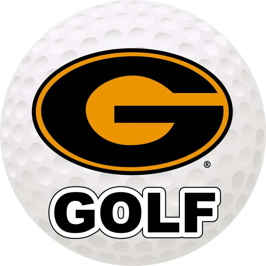 Grambling State Tigers 4-Inch Round Golf NCAA Fairway Fervor Vinyl Decal Sticker