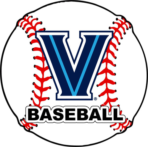 Villanova Wildcats 4-Inch Round Baseball NCAA Passion Vinyl Decal Sticker