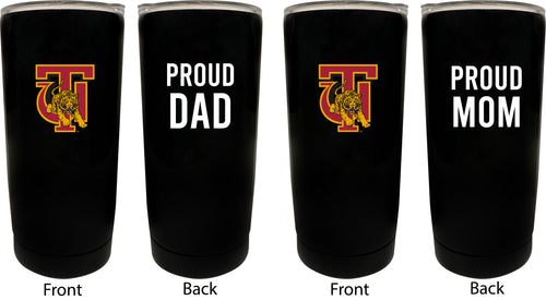 Tuskegee University NCAA Insulated Tumbler - 16oz Stainless Steel Travel Mug Proud Mom and Dad Design Black