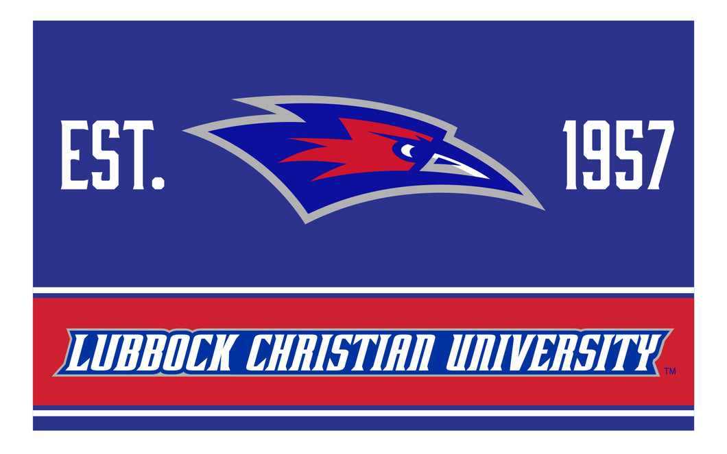 Lubbock Christian University Chaparral Wood Sign with Frame