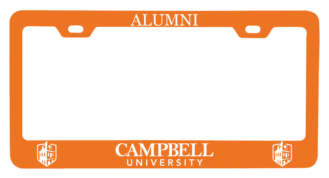 NCAA Campbell University Fighting Camels Alumni License Plate Frame - Colorful Heavy Gauge Metal, Officially Licensed