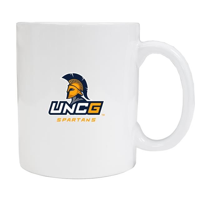 North Carolina Greensboro Spartans White Ceramic Coffee NCAA Fan Mug 2-Pack (White)