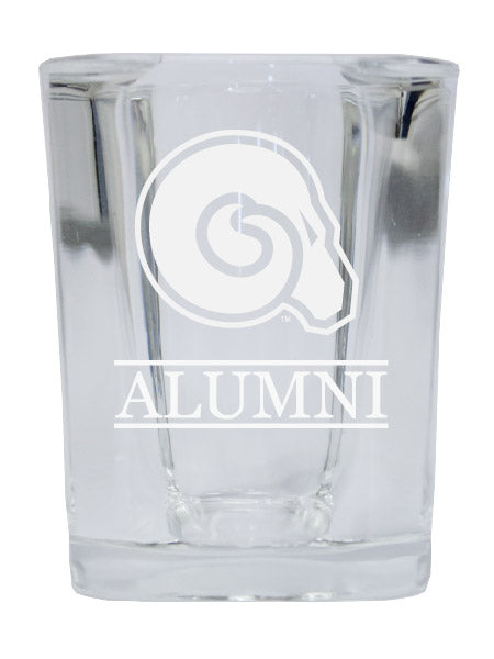 NCAA Albany State University Alumni 2oz Laser Etched Square Shot Glass 