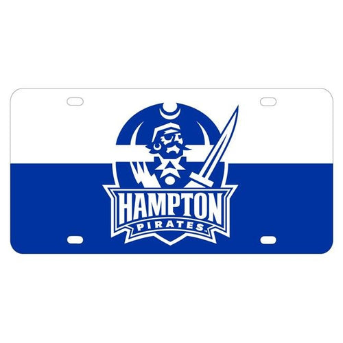 NCAA Hampton University Metal License Plate - Lightweight, Sturdy & Versatile