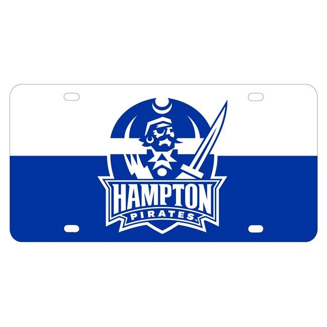 NCAA Hampton University Metal License Plate - Lightweight, Sturdy & Versatile