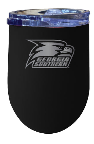 Georgia Southern Eagles NCAA Laser-Etched Wine Tumbler - 12oz  Stainless Steel Insulated Cup