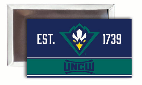 North Carolina Wilmington Seahawks  2x3-Inch NCAA Vibrant Collegiate Fridge Magnet - Multi-Surface Team Pride Accessory Single Unit