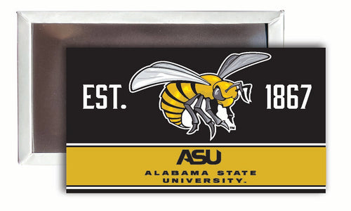 Alabama State University  2x3-Inch NCAA Vibrant Collegiate Fridge Magnet - Multi-Surface Team Pride Accessory Single Unit