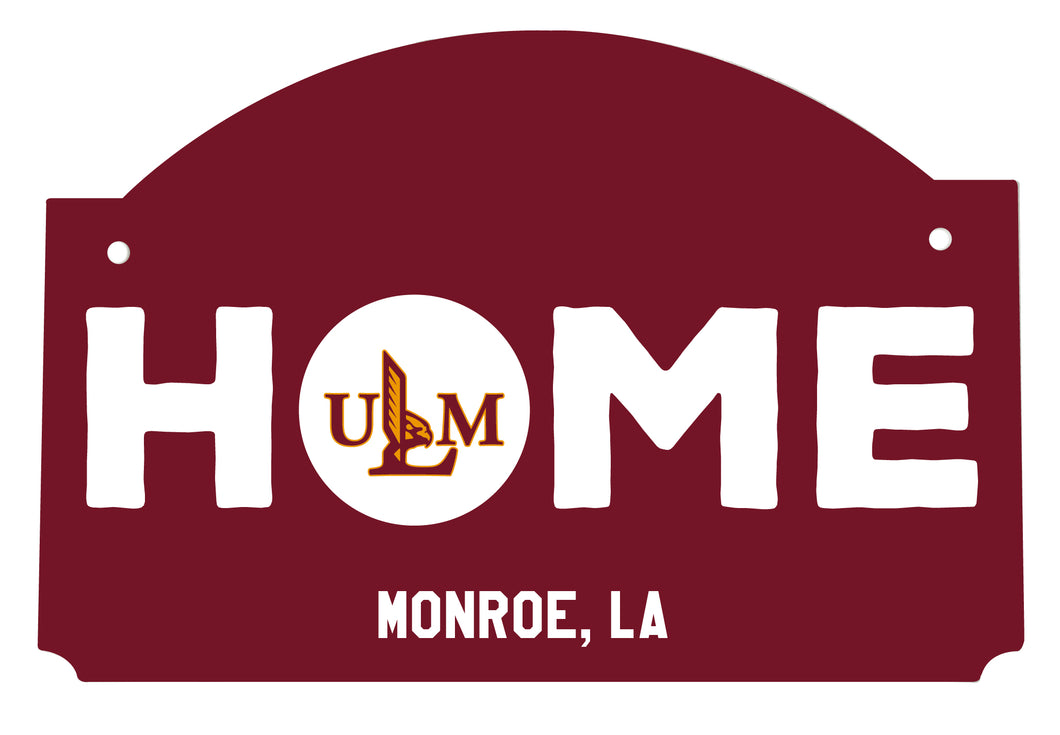 University of Louisiana Monroe Wood Sign with String