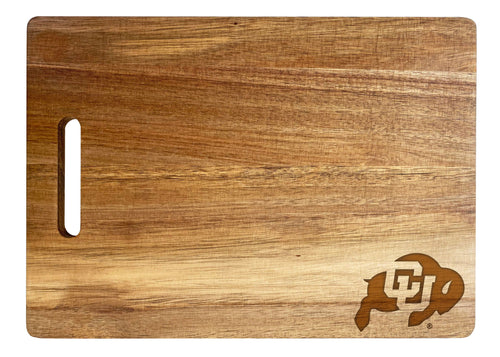 Colorado Buffaloes Classic Acacia Wood Cutting Board - Small Corner Logo