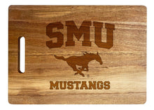 Load image into Gallery viewer, Southern Methodist University Classic Acacia Wood Cutting Board - Small Corner Logo
