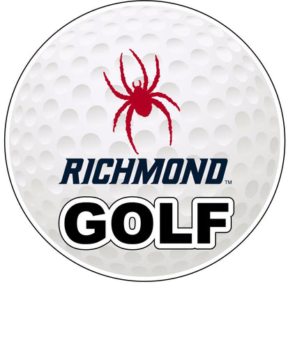 Richmond Spiders 4-Inch Round Golf NCAA Fairway Fervor Vinyl Decal Sticker