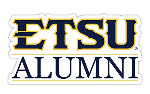 East Tennessee State University 4-Inch Alumni 4-Pack NCAA Vinyl Sticker - Durable School Spirit Decal