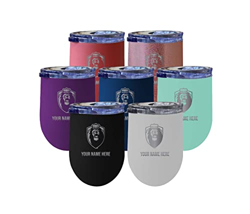 Custom Old Dominion Monarchs NCAA Etched Wine Tumbler - 12oz Personalized Stainless Steel Insulated Cup