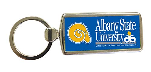 Albany State University Metal Keychain