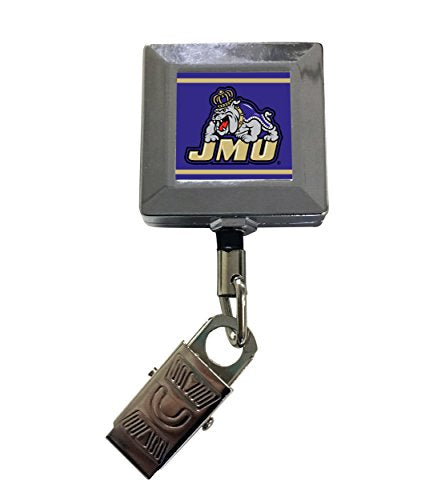 James Madison Dukes 2-Pack Retractable Badge Holder