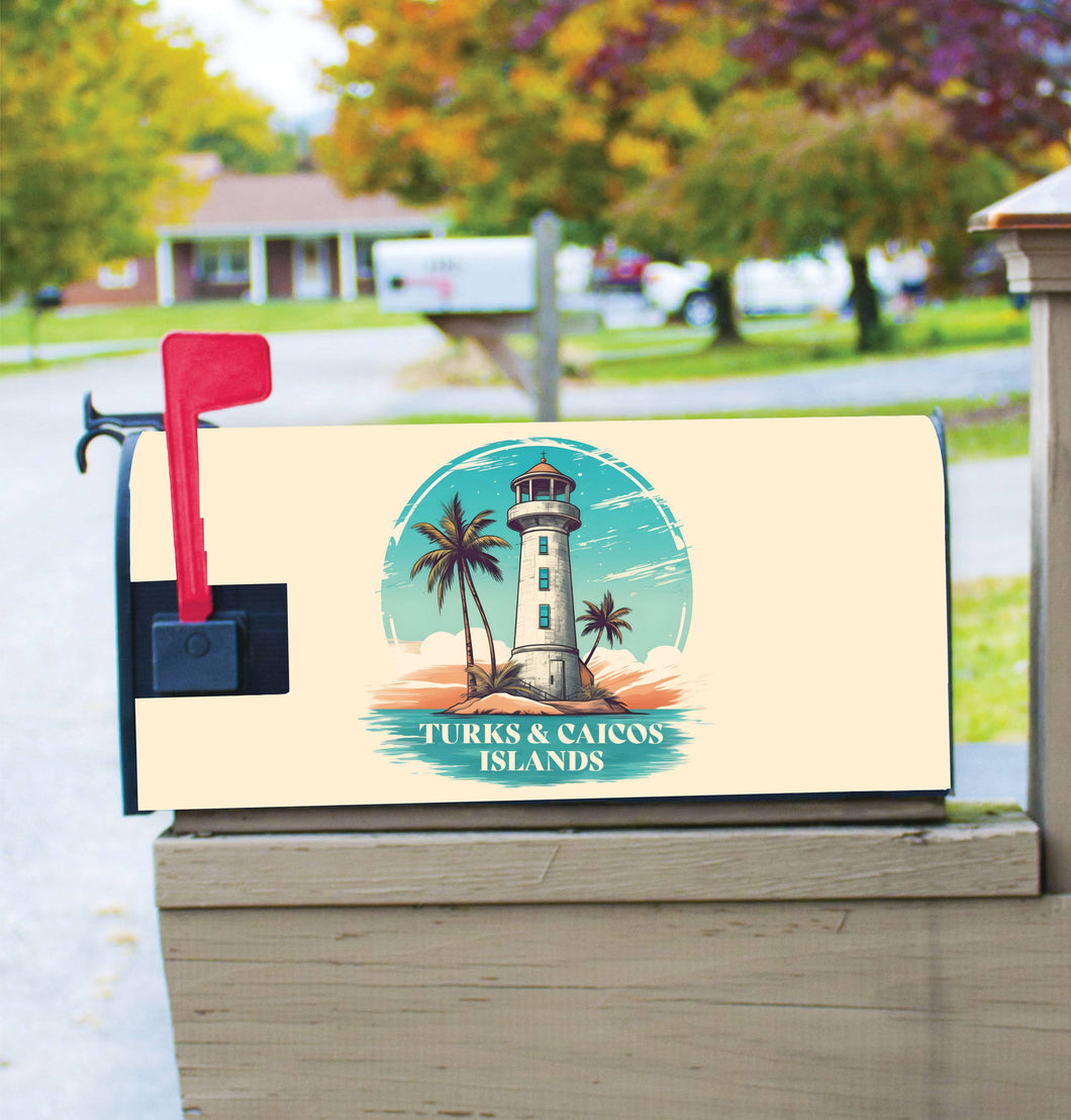 Turks And Caicos Design A Souvenir Magnetic Mailbox Cover