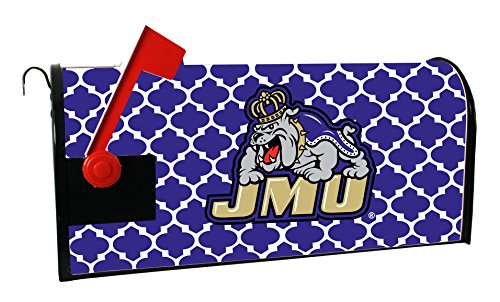 James Madison Dukes NCAA Officially Licensed Mailbox Cover Moroccan Design