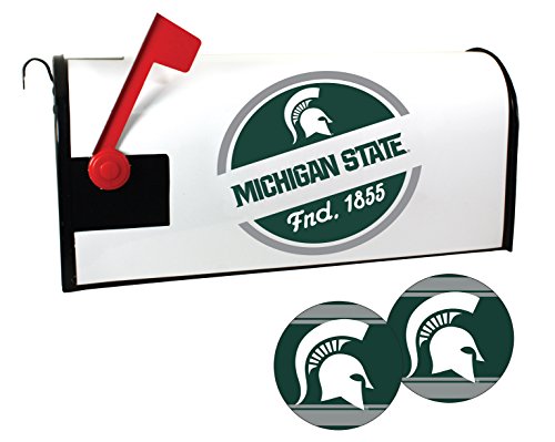 Michigan State Spartans NCAA Officially Licensed Mailbox Cover & Sticker Set