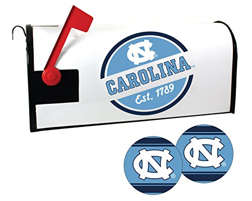 UNC Tar Heels NCAA Officially Licensed Mailbox Cover & Sticker Set