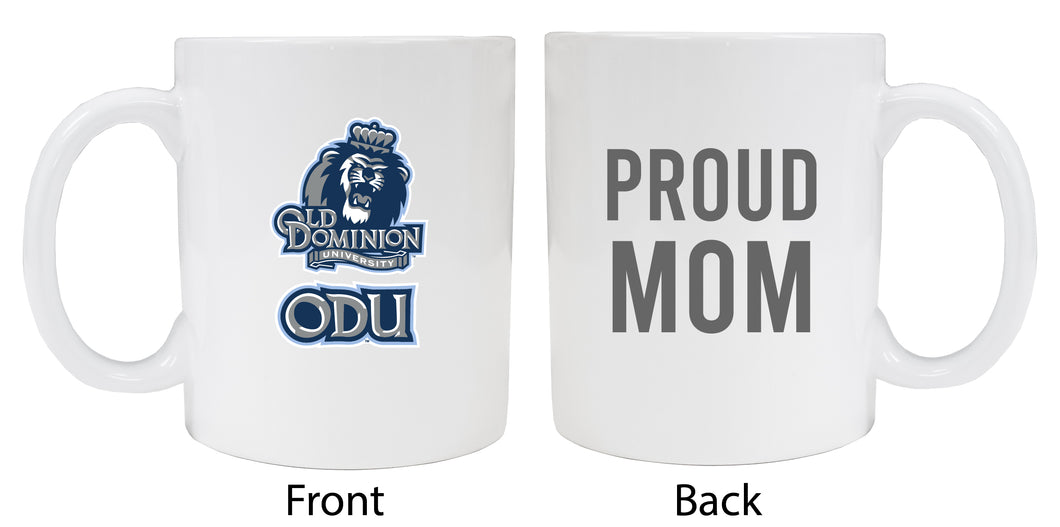 Old Dominion Monarchs Proud Mom White Ceramic Coffee Mug - White (2 Pack)