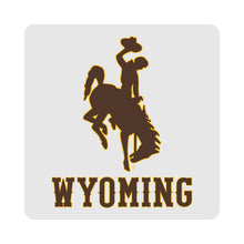 Load image into Gallery viewer, University of Wyoming Officially Licensed Coasters - Choose Marble or Acrylic Material for Ultimate Team Pride
